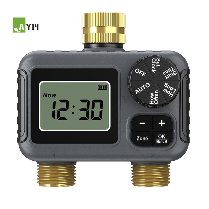 Timer Dual Outlet - AY14 - Automatischer Bewässerungstimer mit zwei