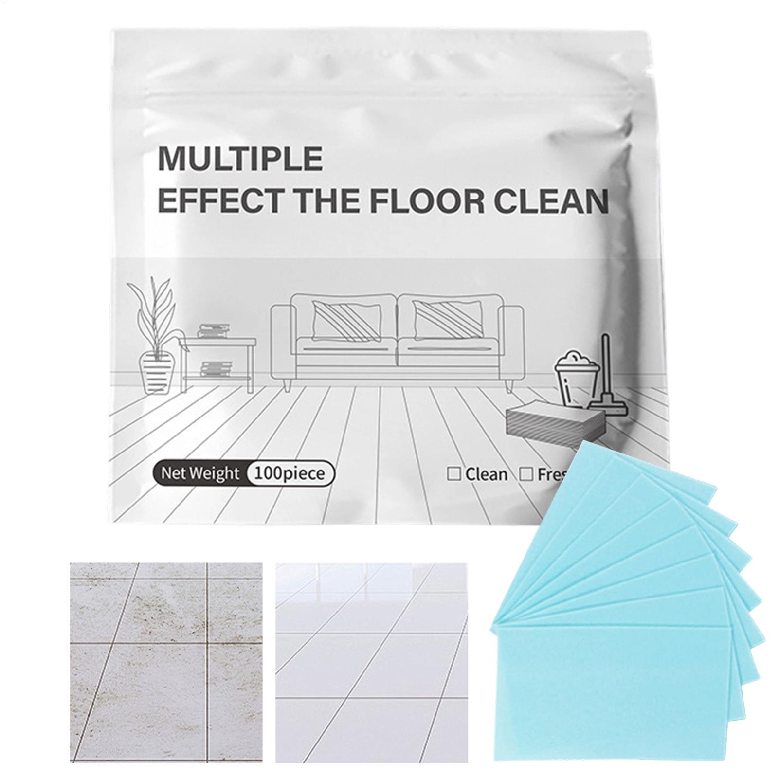 Ceramic Tile Floor - 100 Stück/Box Bodenreiniger-Konzentratblätter, Multi-Action konzentrierte, lösliche