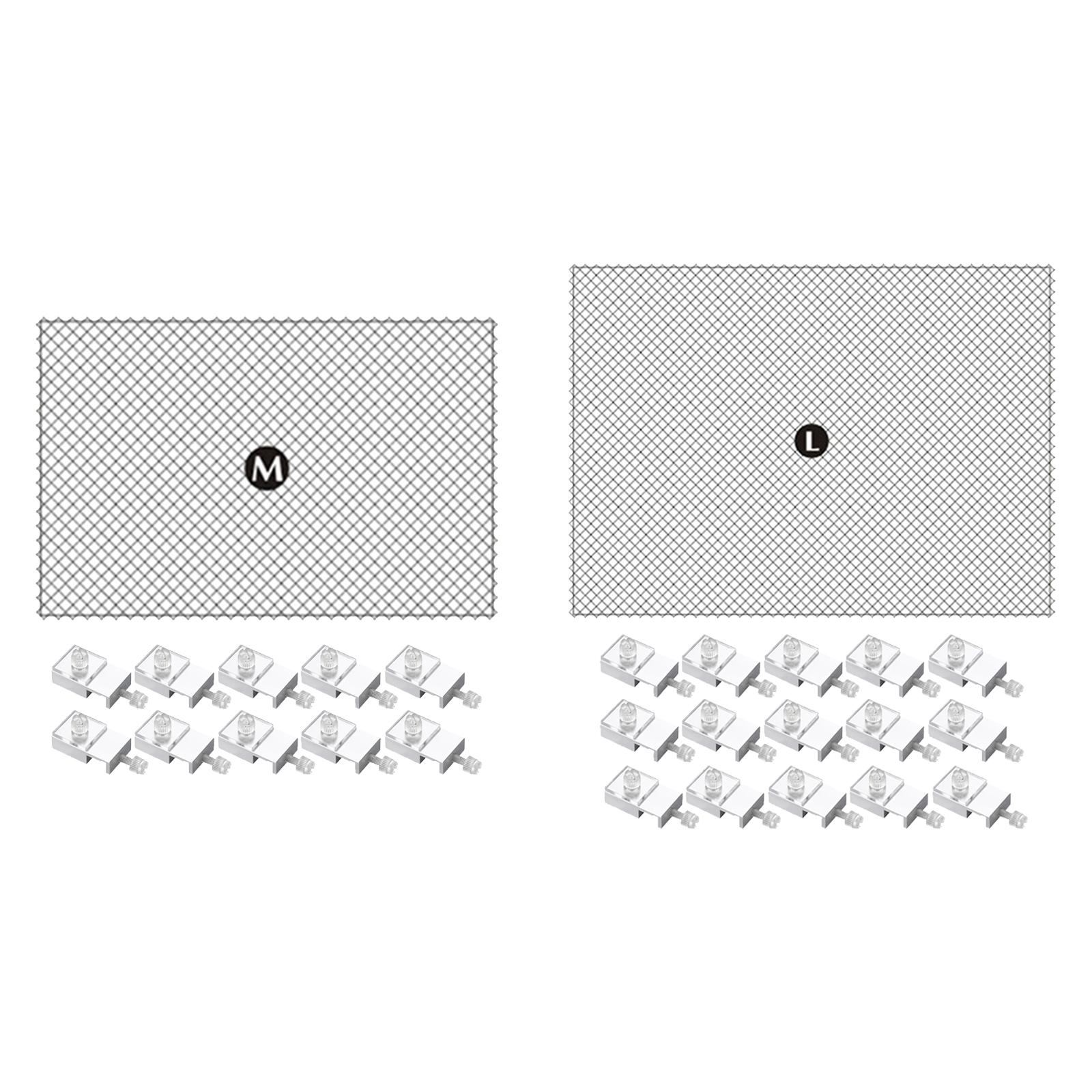 Screen Top Mesh - Aquarium-Schutznetze: Transparente Anti-Flucht- und Anti-Sprung-Netze für