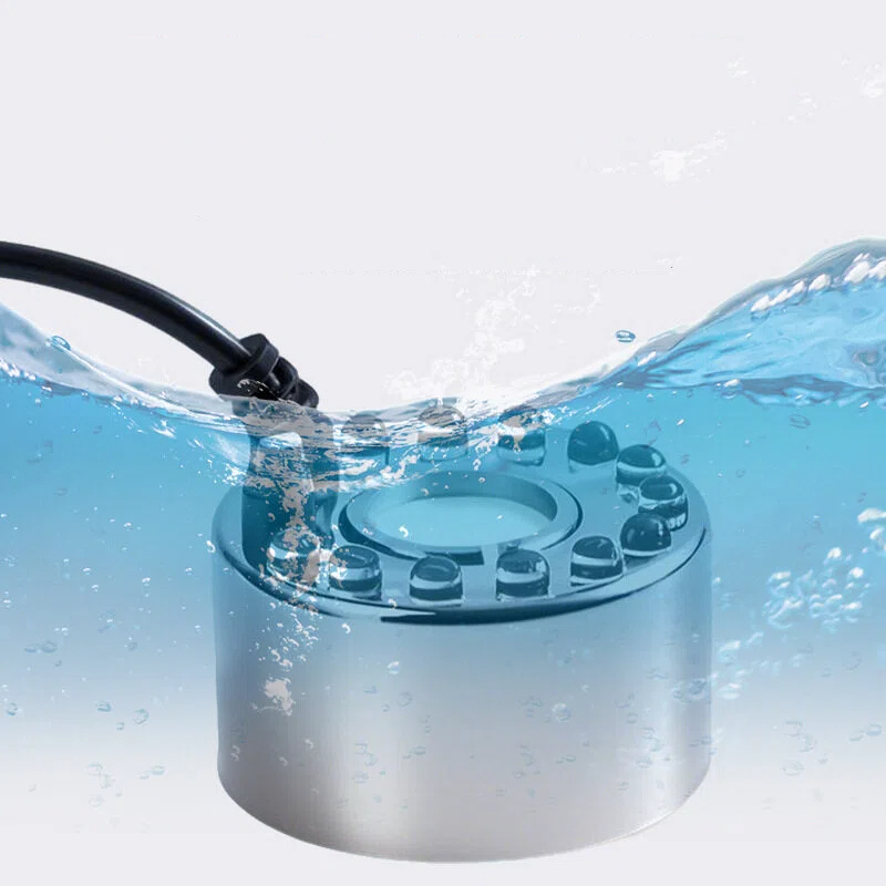 Terrarium Fogger Ultrasonic - Elektrischer bunter Ultraschall-Mini-Nebelhersteller, Nebelgerät, Wasserbrunnen, Teich,