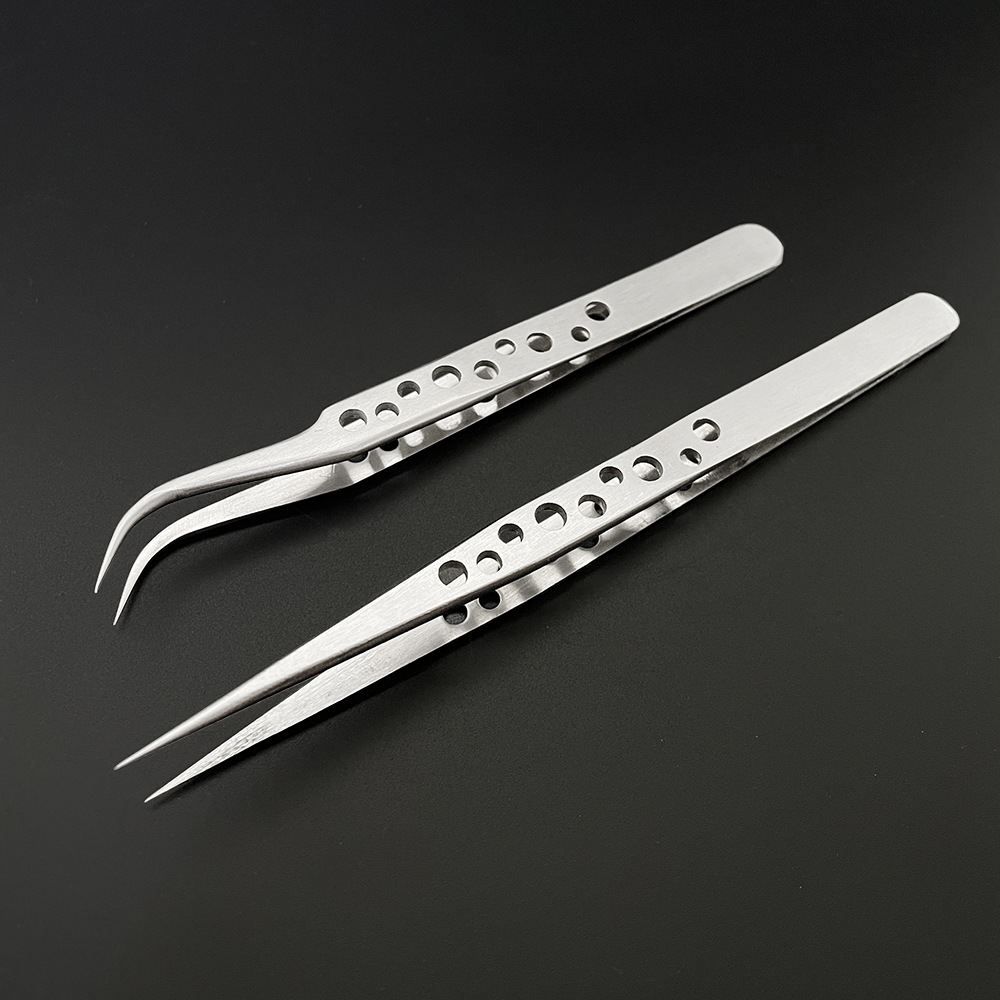 Feeding Tong Stainless - Multifunktionale Edelstahl-Ellbogenpinzette, Aquarium-Zange, Lange Pinzette, Medizinische