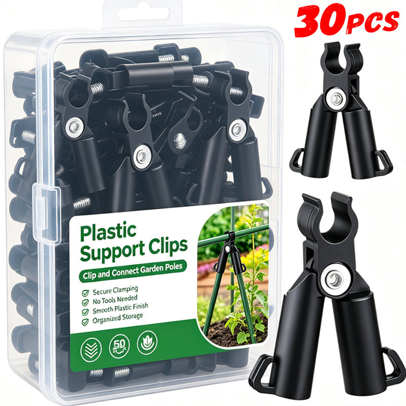 Vine Climbing Plastic - Pflanzen-Kunststoff-Stützclips Pflanzenverbindungsstangen Feste Halterungen zur Befestigung
