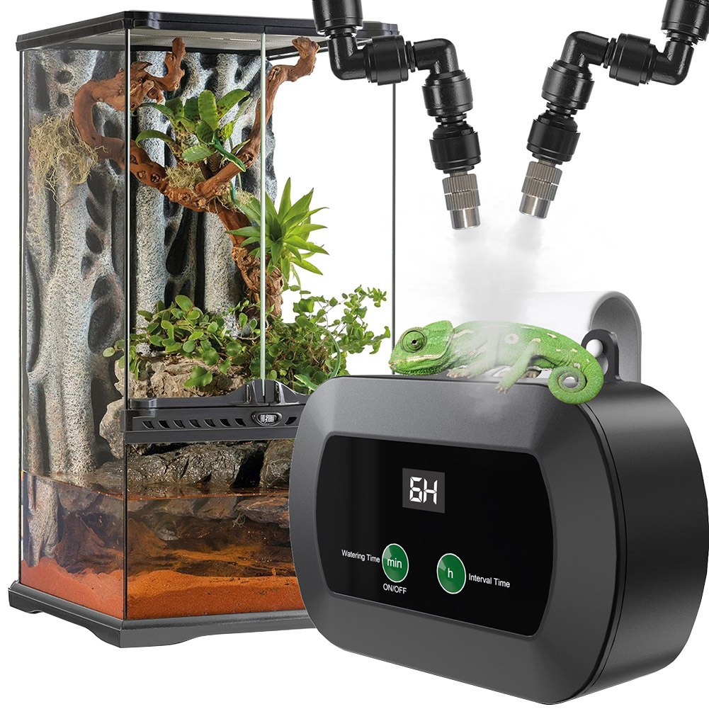 Misting Nozzle Reptile - Intelligenter Reptilien-Nebelsprüher mit 360°-Funktion ° Verstellbare