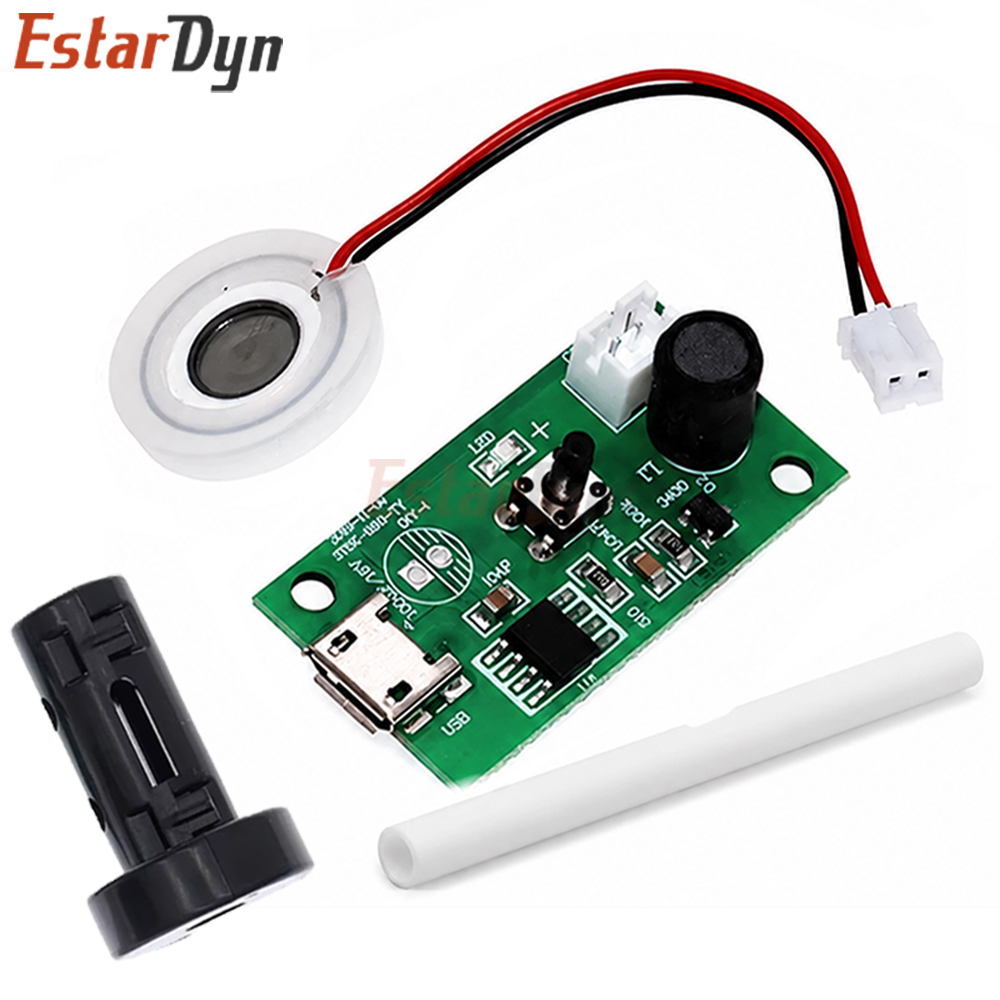 Terrarium Fogger Ultrasonic - 5V Ultraschall-Nebelerzeuger DIY-Kit Typ-C 108kHz Zerstäubermodule