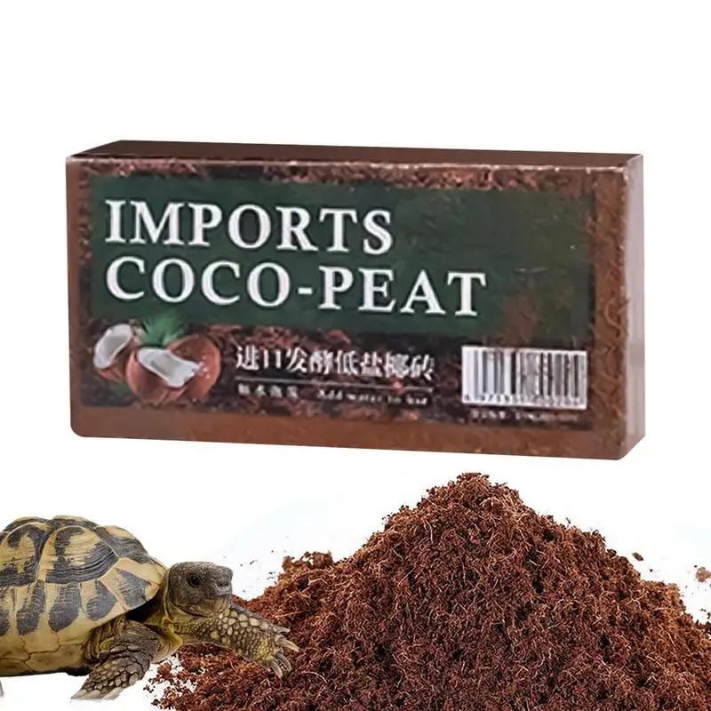 Substrate Coconut Fiber - Reptilien-Kokosnuss-Boden, natürliches Kokosfaser-Substrat, Eidechse, Schildkröte, Reptilien-Bettwäsche,