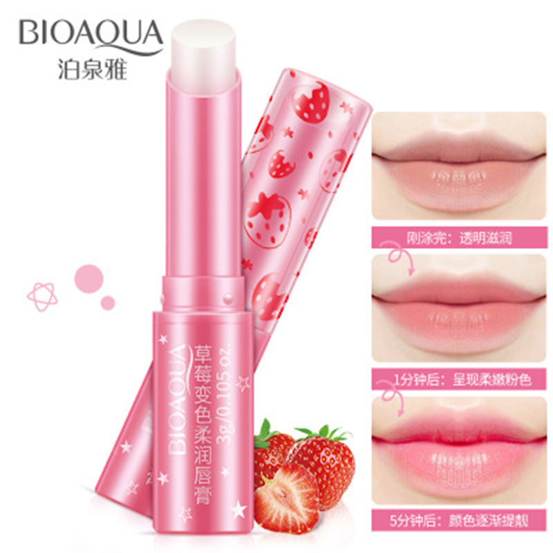 Substrate Coconut Fiber - BIOAQUA Gesichtspflege, natürliche Erdbeere, Verfärbung, Lippenbalsam,