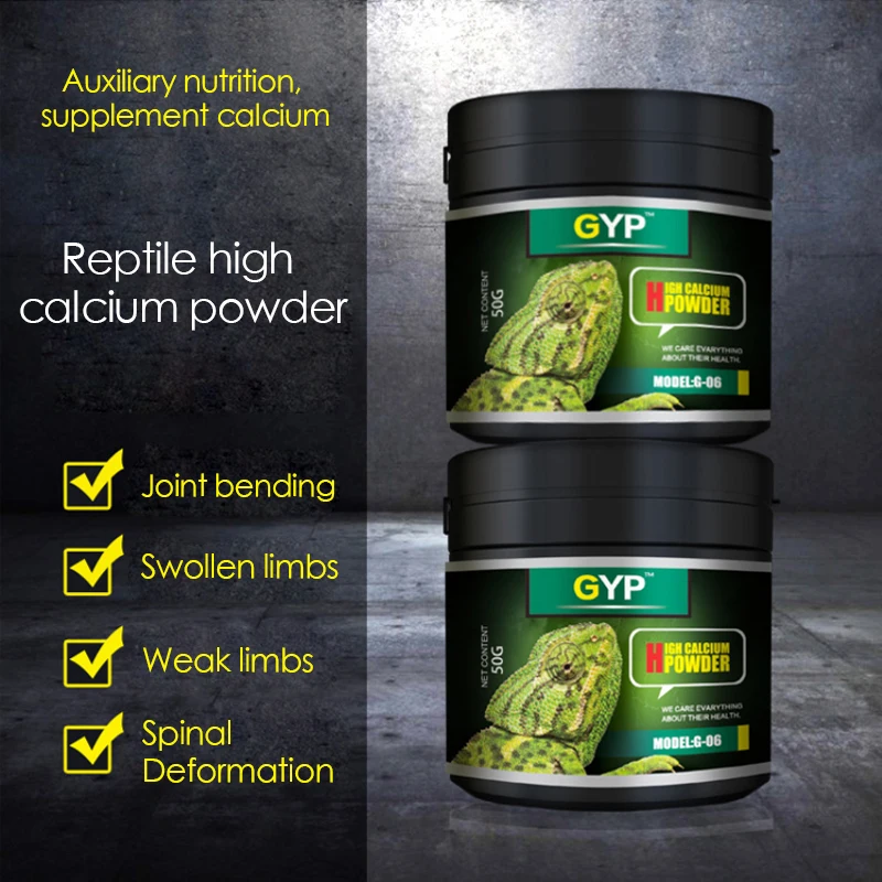 Calcium Powder Reptile - Klettern Haustier Reptil hoch Kalzium Pulver