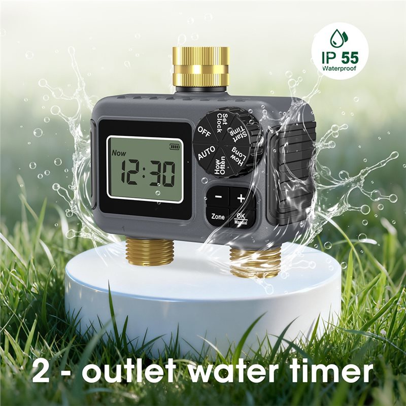 AY14 - Automatischer Bewässeru – Timer Dual Outlet Bewertung und Preis