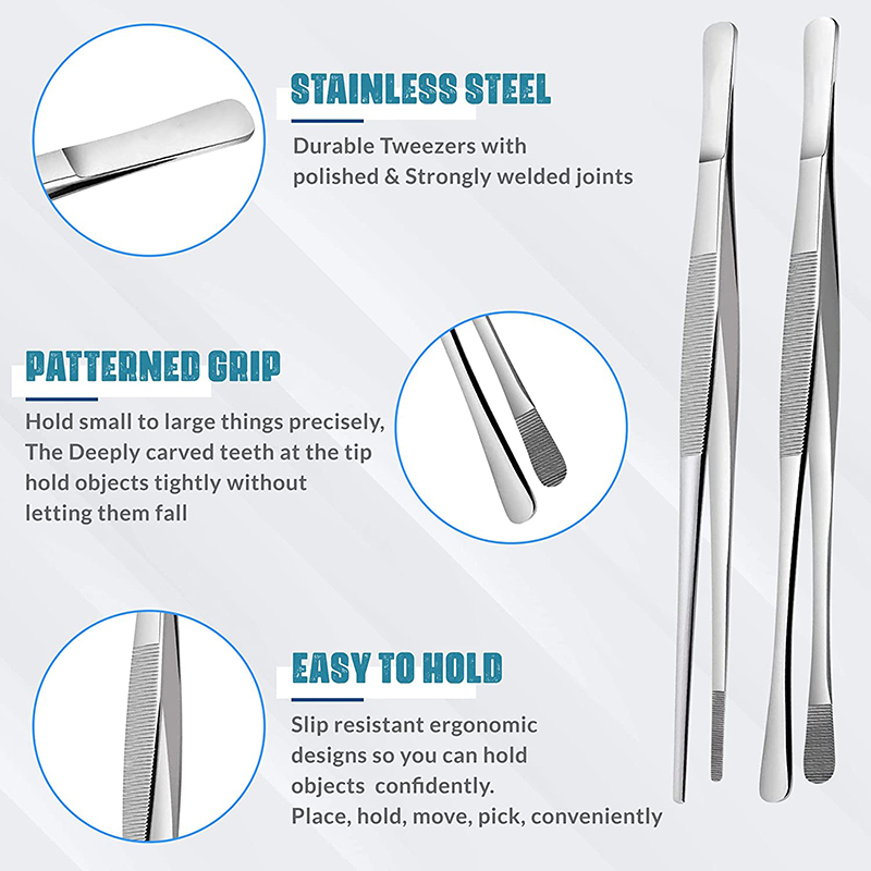 2Pcs 12-Zoll Küche Kochen Zang – Feeding Tong Stainless Bewertung und Preis