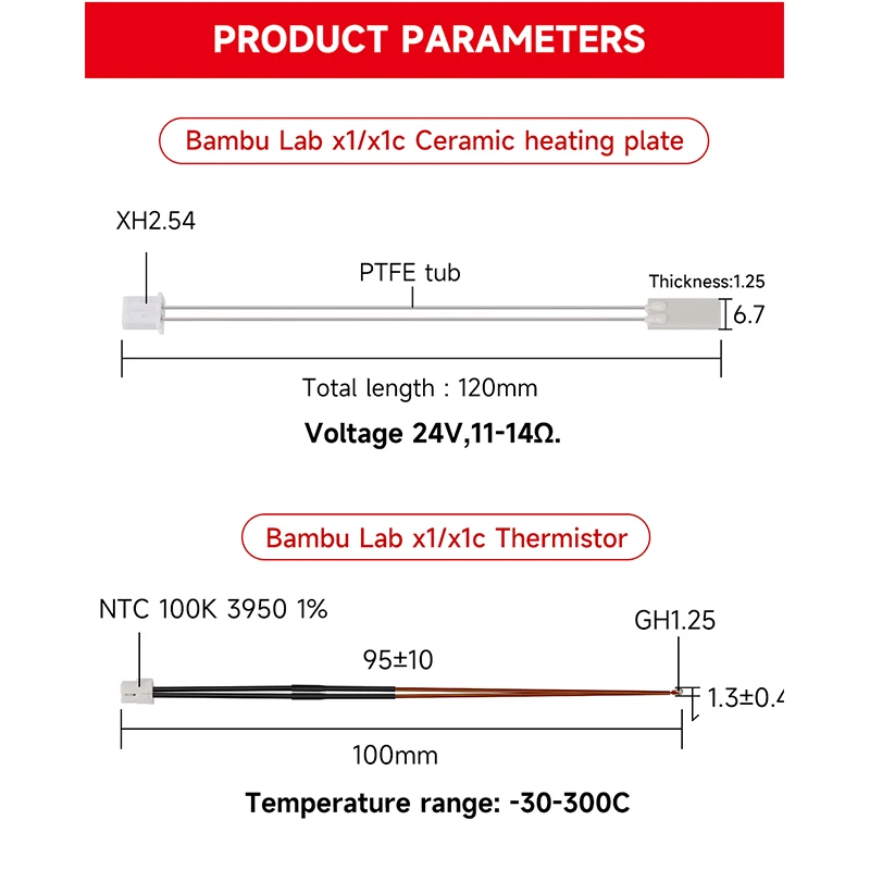 Für Bambulab Hotend Heizung Th – Ceramic Heat Emitter Bewertung und Preis