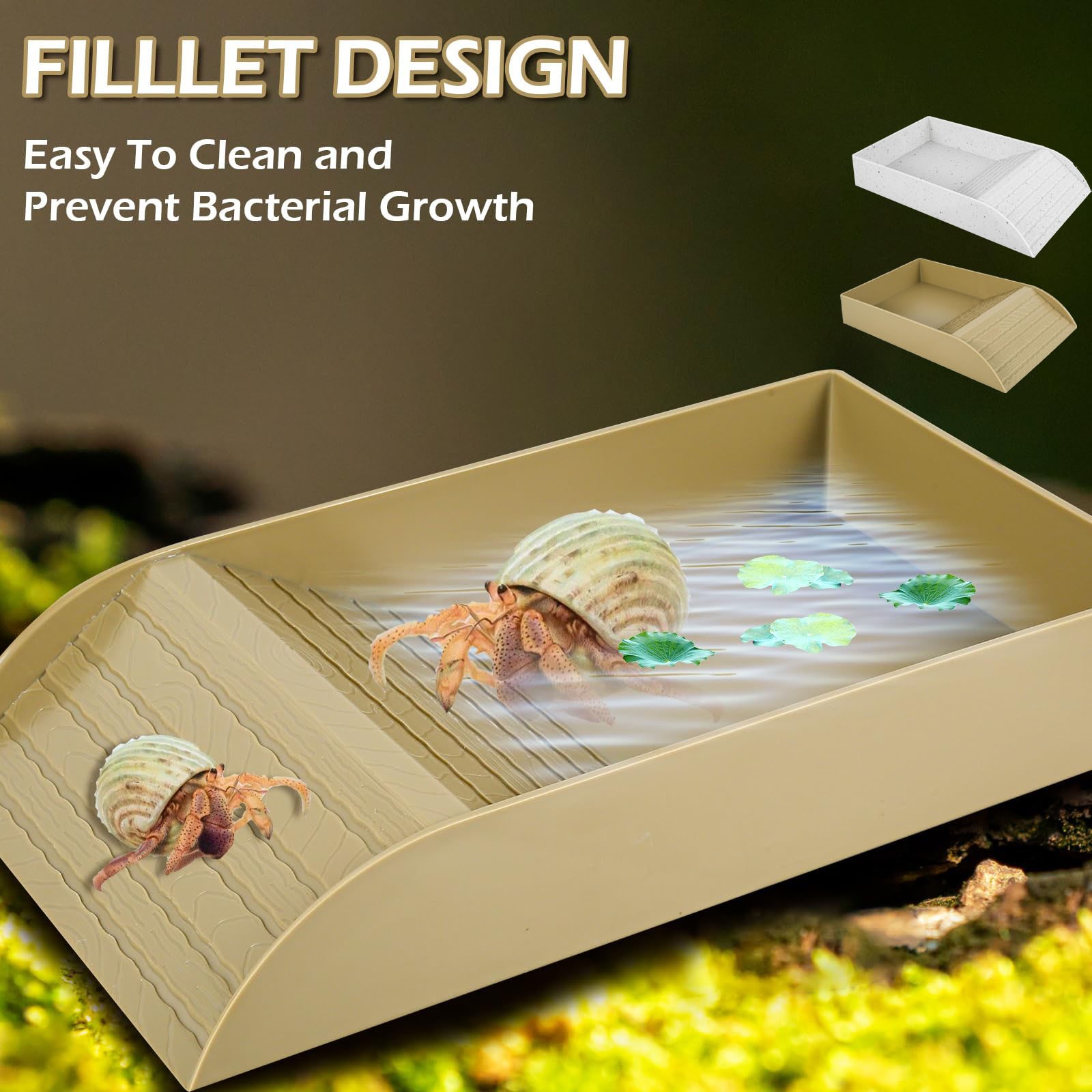 Anti Slip Schildkröte Bad Schü – Water Dish Reptile Bewertung und Preis