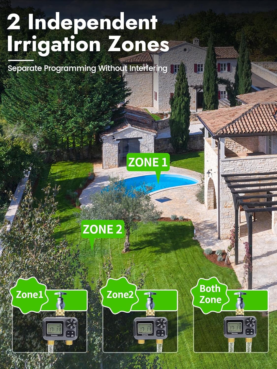 Insoma Smart Irrigation Wateri – Timer Dual Outlet Bewertung und Preis