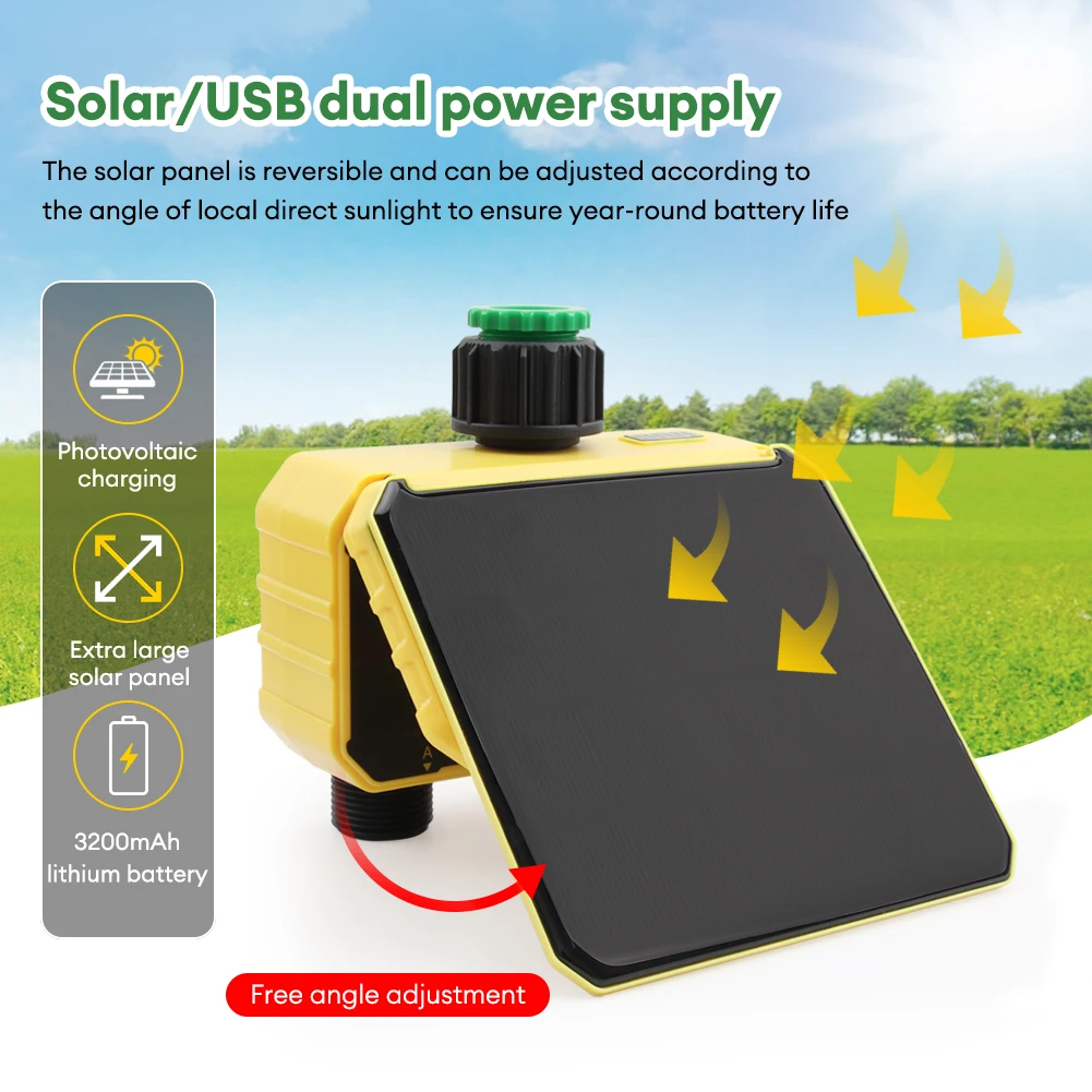 WLAN-Solar-Timer, Dual-Wasserv – Timer Dual Outlet Bewertung und Preis