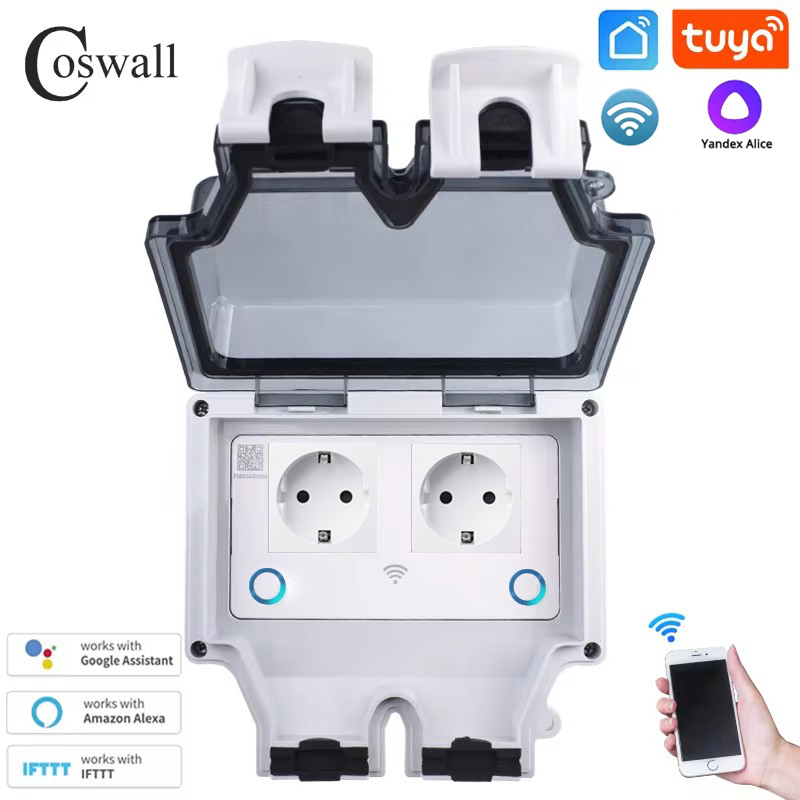 Coswall Tuya Wifi Yandex Alice – Timer Dual Outlet Bewertung und Preis