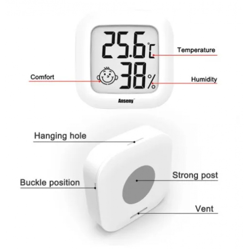LCD-Digital-Thermometer-Hygrom – Digital Hygrometer Probe Bewertung und Preis