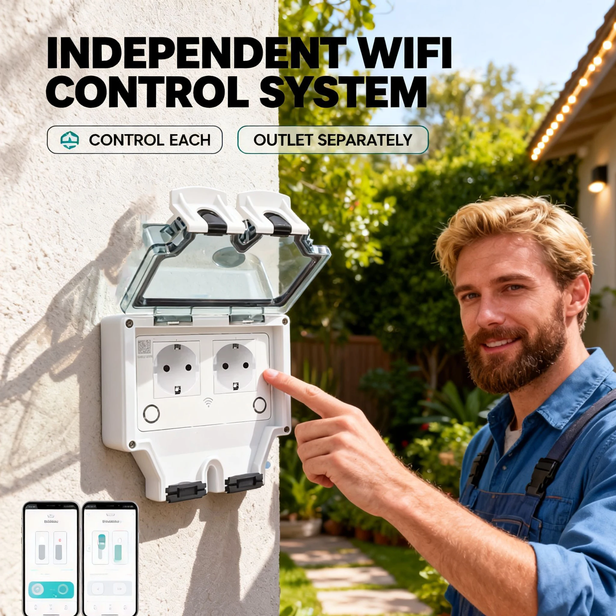 Tuya Wasserdichte Elektrische  – Timer Dual Outlet Bewertung und Preis