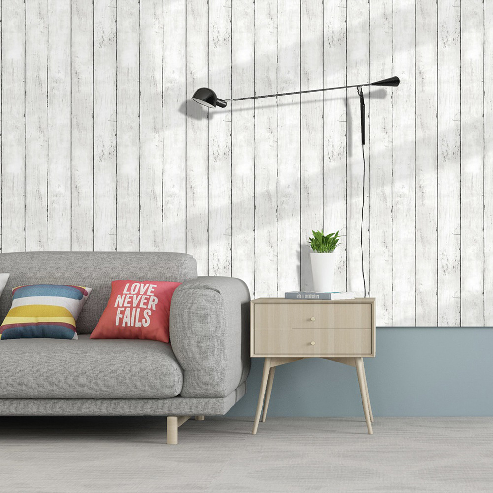 Retro-Stil Weiße Holzmaserung  – Pvc Panel Background Bewertung und Preis