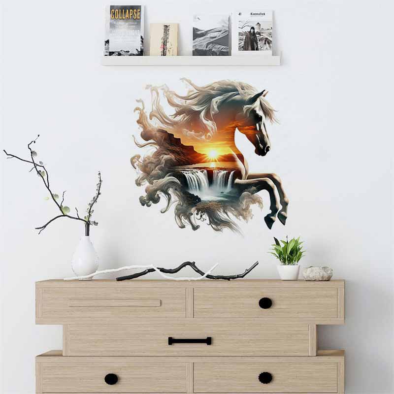 Majestätische Pferde-Natur-Auf – Pvc Panel Background Bewertung und Preis
