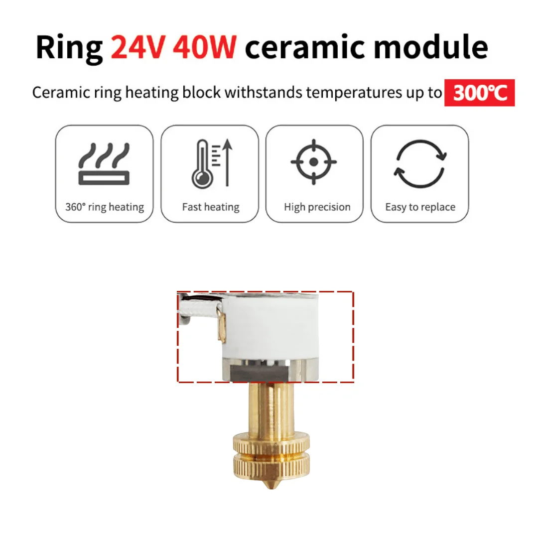 Für E3D Revo Hotend Kit V6 Küh – Ceramic Heat Emitter Bewertung und Preis